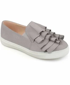 Women's Journee Collection Women's Glint Sneakers Gray Size 8M - Picture 1 of 5