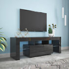 Large Tv Stand Tv Cabinet With Led Lights, Flat Screen Gaming Consoles