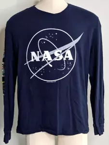 NASA T-Shirt Manica Lunga Logo Termico Skylab Space Command Shuttle Uomo XL - Foto 1 di 9