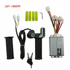 E-bike Electric Bicycle 36V/48V 1000W Brushed Controller&Speed Throttle Grips - Picture 1 of 12