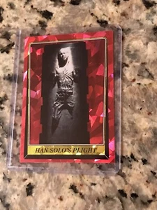 2023 TOPPS STAR WARS CHROME SAPPHIRE # 27 HAN SOLO’S PLIGHT CARD - Picture 1 of 2