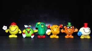 Schleich Mr Men 1986 Full Set x6 R.Hargreaves Vintage Toy Figures Figurines - Picture 1 of 24