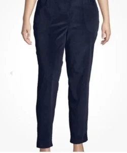 Just my size Women’s Black Corduroy Pull On 2 Pocket pants 2X (18W-20W) NEW - Picture 1 of 10