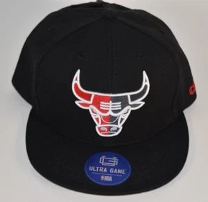Chicago Bulls Ultra Game Mütze schwarz Unisex Druckknopflasche verstellbar - Bild 1 von 6