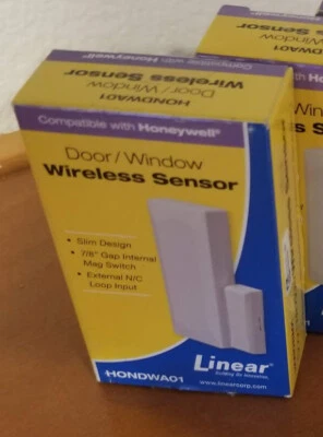 1 HONEYWELL ADEMCO LINEAR WIRELESS SENSOR HONDWA01  - Image 1 of 2