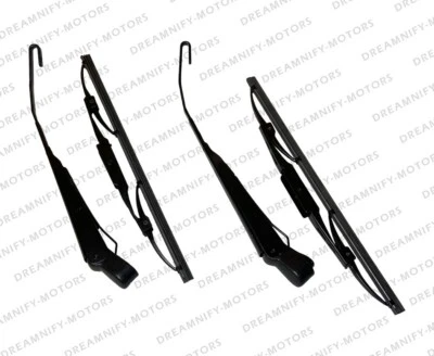 Juego de brazos y cuchillas de limpiaparabrisas aptos para Suzuki Samurai SJ410 y SJ413 Foto 1 de 4