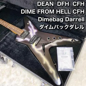 Dean Dimebag Darrell DFH CFH Dime From Hell Chitarra elettrica con custodia rigida 2503Y - Foto 1 di 10