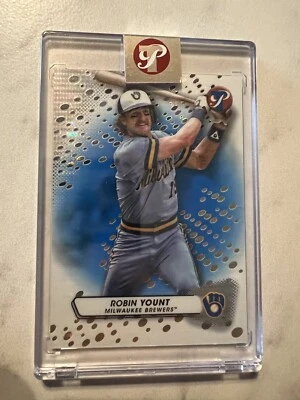 2023 Topps Pristine - Blue Refractor #179 Robin Yount /75 - Image 1 of 2