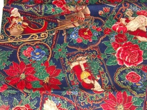 Joan Messmore VIP Cranston Christmas Cotton Fabric - 25" x 44" - Picture 1 of 3