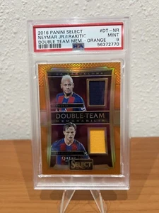 PSA9 Neymar Jr/ Ivan Rakitic Double Team Memorabilia/75 2016 Panini Select - Imagen 1 de 2