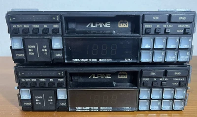 SUPER RARO ALPINE 7374J FM/AM Sintonizador Cassette Deck Juego de 2 dbx Reducción de Ruido Foto 1 de 4