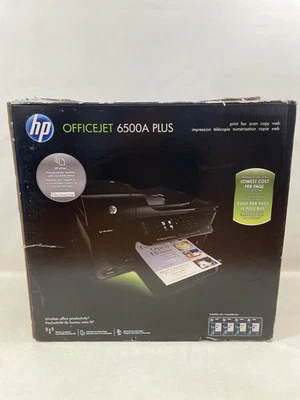 HP OfficeJet Pro 6500A Plus Printer New Open Box - Image 1 of 4