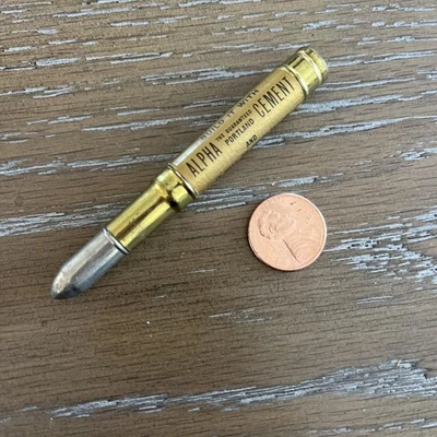 Винтажный Alpha цемент Портленд, Орегон пуля карандаш - Изображение 1 из 4