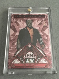 2024 AEW Black Diamond Lee Moriarty Squared Circle Gems 05/25 Red Parallel - Picture 1 of 2