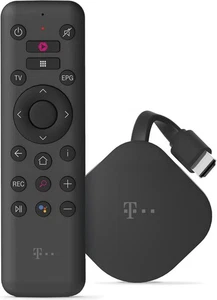 Magenta TV Stick 4K GoogleTV Prime Video Disney+ Joyn YouTube Sprachsteuerung - Bild 1 von 5