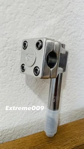 GT Mallet Style Silver Stem Gooseneck DYNO Freestyle 1980's GYRO Reproduction - Picture 1 of 1