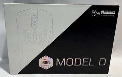 Glorious Gaming Mouse Model D Matte White 68G - Image 1 of 2