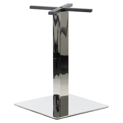 Pied de table pour hôtel, restaurant, acier inoxydable poli SH-3002-6/P - Photo 1/4