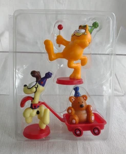 Vintage 1993 Wilton Garfield, Odie & Pookie Kunststoff Spielzeug Geburtstag Kuchen Topper - Bild 1 von 11