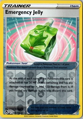 Emergency Jelly Reverse Holo Uncommon SWSH12: Silver Tempest 155/195 NM - Image 1 of 2