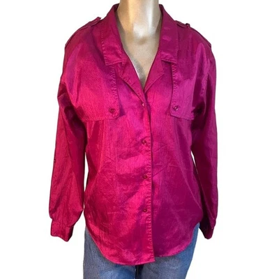 Blusa DIANE VON FURSTENBERG VINTAGE 8 petite mujer retro Preppy Foto 1 de 4