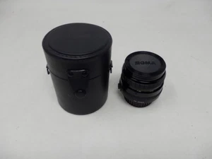 Sigma For Minolta Macro Black Camera Lens Mini-Wide 1:2.8 F=28MM 28MM With Case - Picture 1 of 4