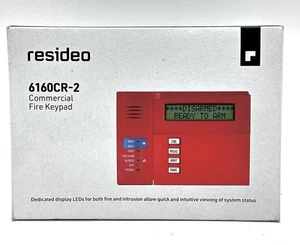 Clavier d'alarme incendie commercial Honeywell Resideo 6160CR-2 BOÎTE OUVERTE - Photo 1/3