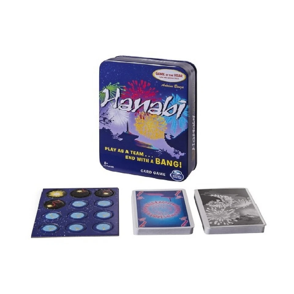 R&R карточная игра Hanabi w/олово дорожный чехол коробка EX/NM - Изображение 1 из 1
