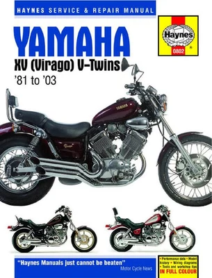 Manual de reparación Haynes para 81-97 YAMAHA XV750 M802 70-1073 HM-802 274396 Foto 1 de 4