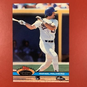 1991 Stadium Club Rafael Palmeiro card #502 Texas Rangers - Picture 1 of 2