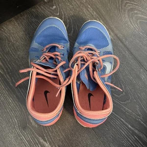 Scarpe da corsa Nike Free Bionic 599269-401 2013 blu rosa sneakers taglia US 6 - Foto 1 di 5