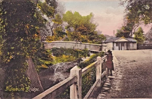 FDB Pre 1919 Postcard, Sidmouth Bridge, Sidmouth - Picture 1 of 1