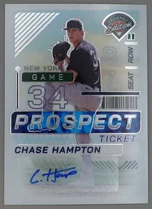 Chase Hampton 2024 Panini Prospect Edition Signatures Auto New York Yankees #34 - Picture 1 of 2