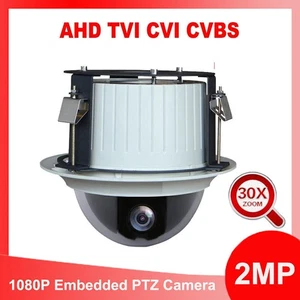 2MP AHD/TVI/CVI/CVBS PTZ 1080P 30X Zoom Embedded Speed Dome Security Camera - Picture 1 of 10