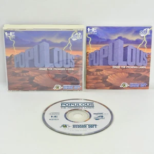 POPULOUS the promised lands PC Engine SCD pe - Picture 1 of 2