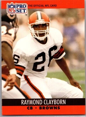 1990 NFL Pro Set - #471 Raymond Clayborn - Image 1 of 2