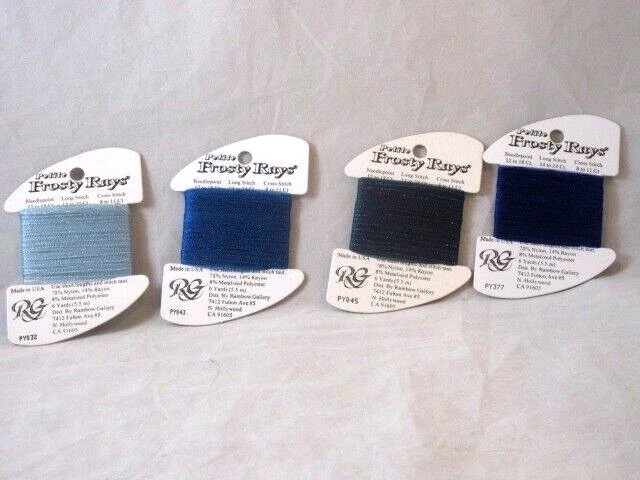 Rainbow Gallery Petite Frosty Rays Lot of 4 Asst Colors 6 yds ea NEW  F211 - Image 1 of 1