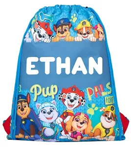 Bolso de cordón personalizado Paw Patrol para niños bolsa de PE - bolsa de baño para niños - Imagen 1 de 6
