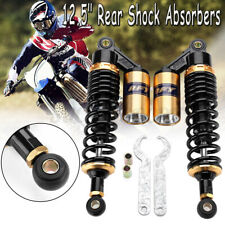 Pair 320mm 12.5" Rear Shock Absorbers Heavy Duty Universal For Motorcycles US