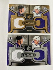 2005 06 SPX Winning Combos Dustin Brown Alexander Frolov WC-BF  86/99  289/350