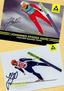 Johannes RYDZEK (1) 2 AK Bilder - Print Copys + Signierte AK SKI - WM - GRATIS - Bild 1 von 1