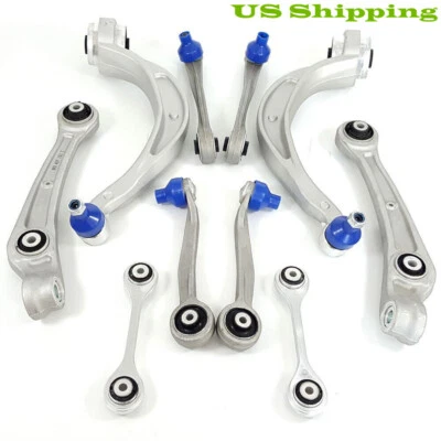 For Audi A4 A5 Q5 S4 S5 Front Lower Control Arms+Assembly Kit M12x1.5 2009-2010 - Image 1 of 4
