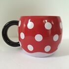 Minnie Mouse Lady Bug Coffee Mug Cup Red White Dots Disney Store Collectible