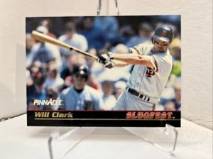 Will Clark #12 1992 Pinnacle Slugfest NM/M Beautiful card! - Picture 1 of 2