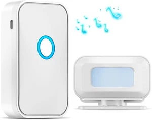Motion Sensor Door Chime,Wireless Doorbell for Business Entry with 3 Working Mod - Picture 1 of 8