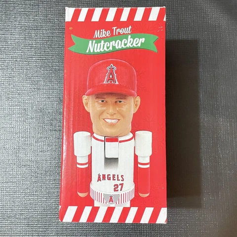 Los Angeles LA Anaheim Angels Mike Trout 27 Nutcracker 8x3 Christmas Holiday Cover