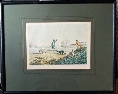 Pollard 'Dispartidge Shooting' Grabado Aguatinta 1841 Enmarcado Artista Aiken De Colección Foto 1 de 4