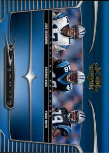 2006 Donruss Threads Football Dynasty Gold #7 Jake Delhomme Stephen Davis Smith