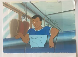 the real ghostbusters animation cel Winston   A+++++ Copy Background - Picture 1 of 2