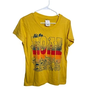 Disney Toy Story T-Shirt Women's XS NEW NWT Yellow Hit The Road Short Sleeve - Picture 1 of 9